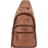 GREENLAND Nature Mascu & Line Umhängetasche Leder 39 cm