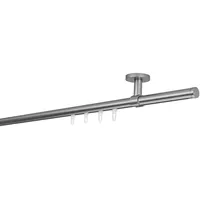 ONDECO Gardinenstange auf Maß Innenlauf 20mm Match 1-lauf Deckenträger