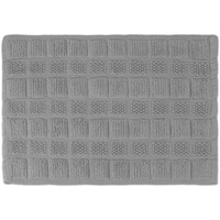 Relaxdays Badematte Baumwolle, 60 x 40 cm, rutschfest, waschbar,