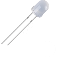 Quadrios LED, bedrahtet Weiß Rund 3 mm 2500 mcd,