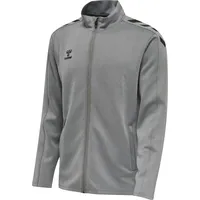 Hummel Core XK Poly Zip Sweat - Grey Melange