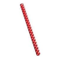 RENZ Renz, Plastikbinderücken 14 mm, rot, 21 Ringe, 100