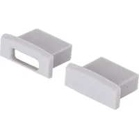 EVN Lichttechnik Kunststoff-Endkappen Flat1PAK-Set