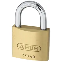 ABUS Vorhängeschloss Messing Serie 45/40. verschiedenschließend