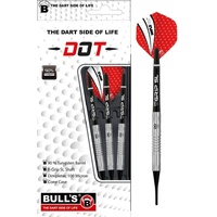BULL'S Dot D4 Soft Dart, Silber/Schwarz, 18g