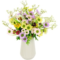 I.GE.A. Kunstblume »Margeriten-Mix« Vase aus Keramik, bunt