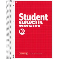 Brunnen Collegeblock A4 kariert rot