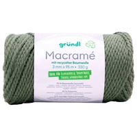 Gründl Macramé Khaki 330 g, Handarbeit - Gründl
