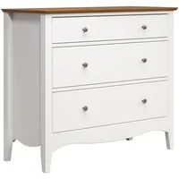 INTER-FURN Kommode Lissabon braun|weiß
