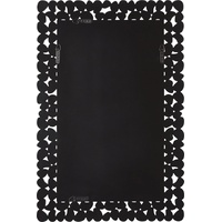 Beliani Wandspiegel Silber rechteckig 60x90x2 cm