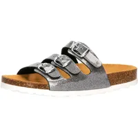 LICO Mädchen Bioline Kids Glitter silber, 30 EU