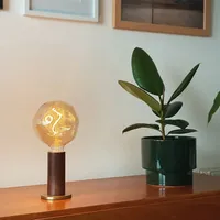 Tala Knuckle Voronoi Tischleuchte, Walnuss