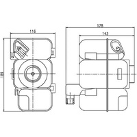 Mahle Ausgleichsbehälter, Kühlmittel