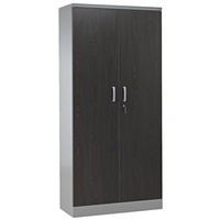 Gürkan Stahlschrank 100120 wenge, weißaluminium 92,0 x 42,0 x