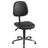 MEY chair Arbeitsdrehstuhl WF-TG-KL-ALU schwarz Kunstleder