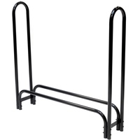 ShelterLogic Kaminholzregal 126 x 118 cm schwarz