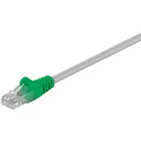 Goobay CAT 5e Crossover-Patchkabel, U/UTP, Grau/Grün, 5 m Cat.5e