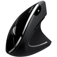 Perixx PERIMICE-813, ergonomische Multi-Device Maus, schnurlos, Schwarz