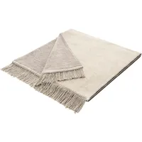 Biederlack COTTON Cover Salt & Pepper«, mit Fransen