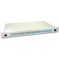 Lightwin LWL Spleissbox, 48 Fasern, 24x DLC Multimode, 50/125μm