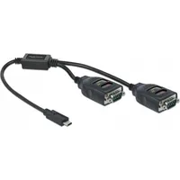 DeLock USB 2.0 Adapter [2x USB-C® Stecker - 1x