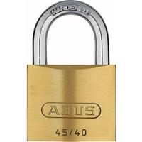 ABUS Vorhängeschloss 45/40 aus Messing - mit Präzisions-Stiftzylinder mit