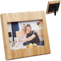 Relaxdays Bambus Bilderrahmen braun 10x15 cm 1 St.