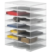 Styro Sortierstation »styrobig Duo Tower« 14 Fächer grau