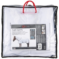 Kerbl 328693 Fliegendecke Superfly inklusiv Halsteil, weiß, 135 cm