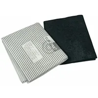 Europart Filterset universal Kohlefiltermatte 570x470mm Vliesfiltermatten zuschneidbar für Dunstabzugshaube
