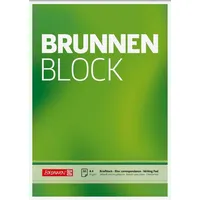 Brunnen Briefblock A4 blanko Grün