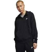 Nike Sportswear Club Herren-Kapuzenjacke Black/Black/White XS