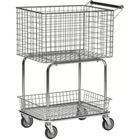 Oswald Transportgeräte Gitterwagen Einkaufswagen 100 kg, LxBxH 690 x