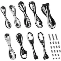 CableMod C-Series AXi/HXi/RM Classic ModMesh Cable Kit, schwarz/weiß (CM-CSI-CKIT-NKKW-R)