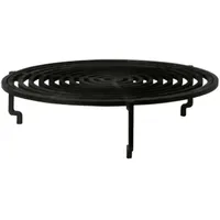 Ofyr Grillrost Ø 85 cm Stahl Schwarz