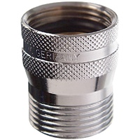 CORNAT Schlauchplatzsicherung Messing verchromt, 3/4