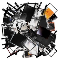 Mayplous 5 Packungen Retro Kamera Filmaufkleber Dekorativer Filmstreifen Sammelalbum