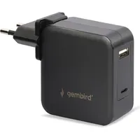 Gembird NPA-PD60-01 Ladegerät für Mobilgeräte Schwarz