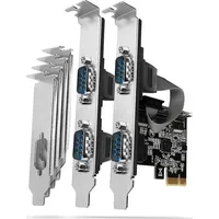 AXAGON PCEA-PSN PCIe-Adapter mit 4x Seriell-Ports - ASIX AX99100