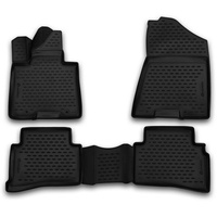 Element Passgenaue Premium 3D Gummimatten Fussmatten Designed für KIA