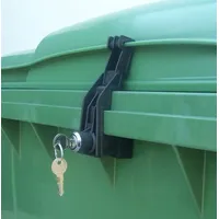 CTS Mülltonnenverschluss für Otto-Container Flachdeckel schwarz