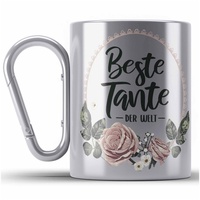 Trendation - Beste Tante Geschenk Tasse mit Spruch für