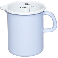 RIESS Riess, Küchenmaß 9cm, 0,5L NATURE BLUE LIGHT, Emaille,