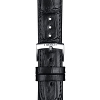 TISSOT T852043012 Uhrenarmband 20 mm Leder Schwarz