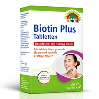 Sunlife Biotin Plus 60 Tabletten 1000ug
