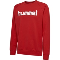 Hummel GO Baumwoll Logo Sweatshirt Herren true red M