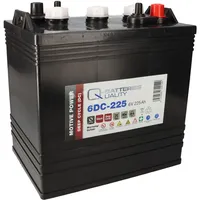 Q-Batteries Batterie 6DC-225 6V 225Ah kompatibel zu Trojan T-105
