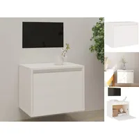 VidaXL Wandschrank Weiß 45x30x35 cm Massivholz Kiefer