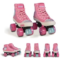 Byox Rollschuhe Alicorn, ABEC-5, Glitzersteinchen, PU-Räder, Größe XL 38