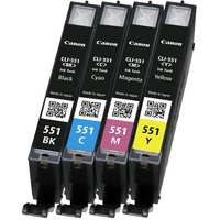 Kompatible Ware kompatibel zu Canon PGI-550BK schwarz + CLI-551